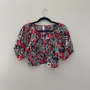 Only floral blouse